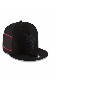 Arizona Cardinals Black 9FIFTY Snapback Adjustable 2018 Color Rush Hat - Men