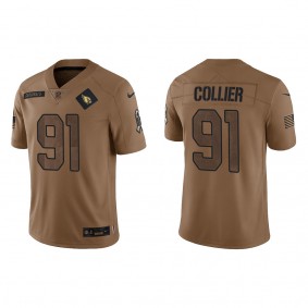 Men's Arizona Cardinals L.J. Collier Brown 2023 NFL Salute To Service Limited Jersey