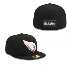 Men's Arizona Cardinals Black 2023 NFL Crucial Catch 59FIFTY Fitted Hat