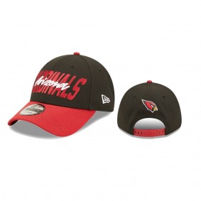 Arizona Cardinals Black Cardinal 2022 NFL Draft 9FORTY Adjustable Hat