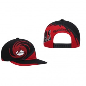 Arizona Cardinals Black Cardinal Spiral Snapback Hat