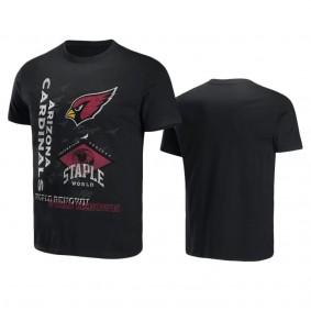 Arizona Cardinals Black Staple World Renowned T-Shirt