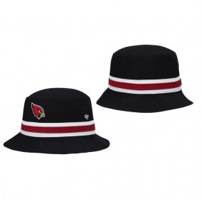 Arizona Cardinals Black Striped Bucket Hat