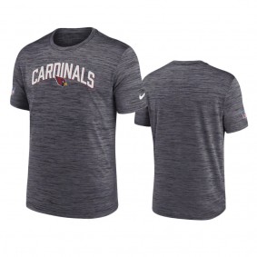 Arizona Cardinals Black Velocity Athletic Stack Performance T-Shirt