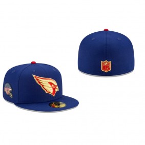 Arizona Cardinals Blue Americana 59FIFTY Fitted Hat