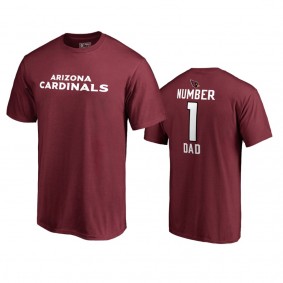 Arizona Cardinals Cardinal 2019 Father's Day #1 Dad T-Shirt