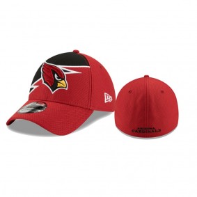 Arizona Cardinals Cardinal Black Bolt 39THIRTY Flex Hat