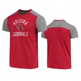 Arizona Cardinals Cardinal Gray Field Goal Slub T-Shirt