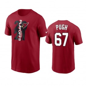 Arizona Cardinals Justin Pugh Cardinal 2021 NFL Playoffs T-Shirt