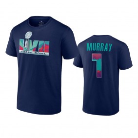 Arizona Cardinals Kyler Murray Navy Super Bowl LVII T-Shirt