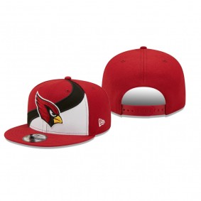 Arizona Cardinals White Cardinal Wave 9FIFTY Snapback Hat