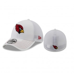 Arizona Cardinals White Team Neo 39THIRTY Flex Hat