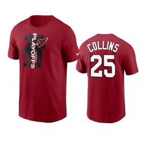 Arizona Cardinals Zaven Collins Cardinal 2021 NFL Playoffs T-Shirt