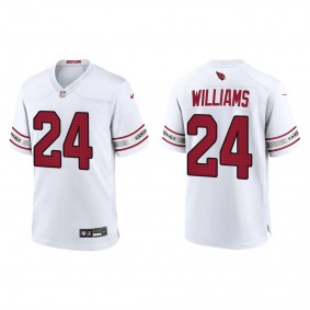 Men's Arizona Cardinals Darrel Williams White Game Jersey