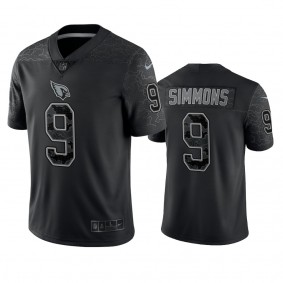 Arizona Cardinals Isaiah Simmons Black Reflective Limited Jersey