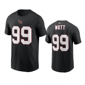 Arizona Cardinals J.J. Watt Black Name & Number T-Shirt