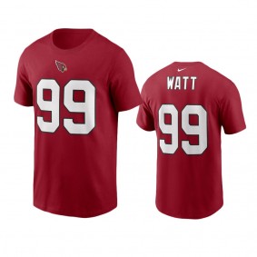 Arizona Cardinals J.J. Watt Cardinal Name & Number T-Shirt