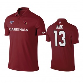 Arizona Cardinals Christian Kirk Cardinal 100th Season Polo