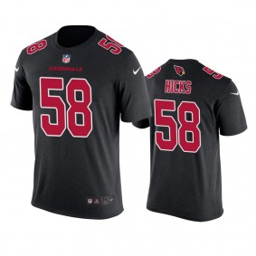 Men's Arizona Cardinals #58 Jordan Hicks Black Color Rush T-Shirt