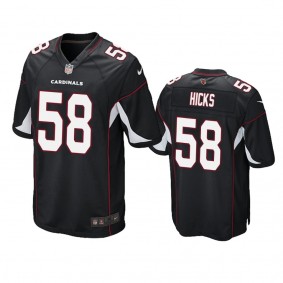 Arizona Cardinals #58 Jordan Hicks Black Game Jersey - Men's