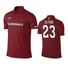 Arizona Cardinals Robert Alford Cardinal 100th Season Polo