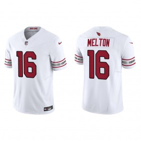 Men's Max Melton Arizona Cardinals White Vapor F.U.S.E. Limited Jersey