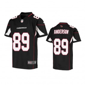 Youth Cardinals Stephen Anderson Black Game Jersey