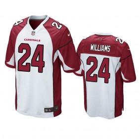 Arizona Cardinals Williams White Game Jersey