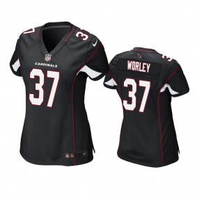 Women's Arizona Cardinals Daryl Worley Black Game Jersey