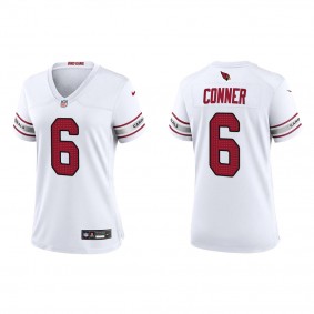 Women's Arizona Cardinals James Conner White Game Jersey
