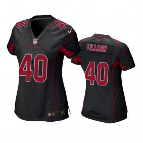 Women's Arizona Cardinals Pat Tillman Black Alternate Game Jersey