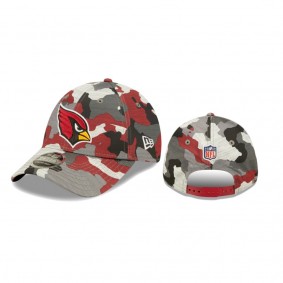 Youth Arizona Cardinals Camo 2022 NFL Training Camp 9FORTY Adjustable Hat