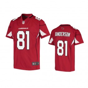 Youth Cardinals Robbie Anderson Cardinal Game Jersey